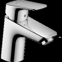 Смеситель для раковины hansgrohe Logis 70 со сливным гарнитуром 71070000, хром