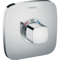 Внешняя часть термостата для душа hansgrohe Ecostat E скрытого монтажа, хром