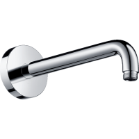 Душевой кронштейн hansgrohe настенный 241 мм, хром