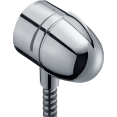 Шланговое подключение hansgrohe FixFit Stop с запорным вентилем 27452000, хром