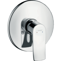 Внешняя часть смесителя для душа hansgrohe Metris скрытого монтажа, хром