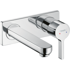 Внешняя часть смесителя для раковины hansgrohe Metris S скрытого монтажа, настенный 31162000, хром