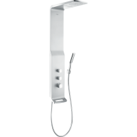 Душевая панель hansgrohe Raindance Lift 180 2jet с термостатом, матовый хром/хром