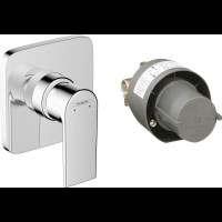 Смеситель для душа hansgrohe Vernis Shape, скрытого монтажа, в комплекте с монтажной частью