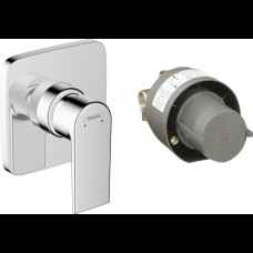 Смеситель для душа hansgrohe Vernis Shape, скрытого монтажа, в комплекте с монтажной частью