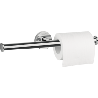 Держатель для туалетной бумаги hansgrohe Logis Universal двойной, без крышки, хром
