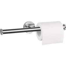 Держатель для туалетной бумаги hansgrohe Logis Universal двойной, без крышки 41717000, хром