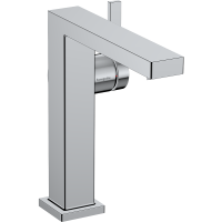 Смеситель для раковины hansgrohe Tecturis E 150 Fine CoolStart, EcoSmart+, с донным клапаном Push-Open