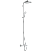 Душевая система hansgrohe Crometta S 240 1jet с термостатом для ванны 27320000, хром
