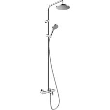 Душевая система hansgrohe Vernis Blend 200 1jet EcoSmart с термостатом для ванны 26079000, хром
