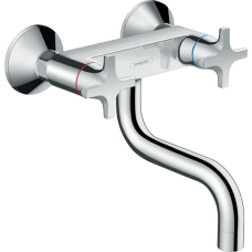 Смеситель для кухонной мойки hansgrohe Logis M32 двухвентильный 71287000, хром