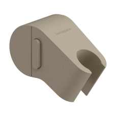 Держатель ручного душа hansgrohe WallStoris Planet Edition с креплением на штангу и регулировкой высоты 28918210, песок