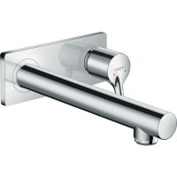 Внешняя часть смесителя для раковины hansgrohe Talis S скрытого монтажа, настенный, с изливом 225 мм 72111000, хром