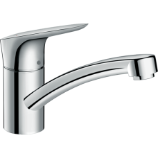 Смеситель для кухонной мойки hansgrohe Logis M31 120, CoolStart, EcoSmart 71837000, хром