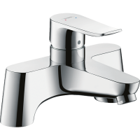Смеситель для ванны hansgrohe Metris на край ванны 31423000, хром