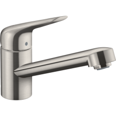 Смеситель для кухонной мойки hansgrohe Focus M42 100, 1jet 71808800, под сталь