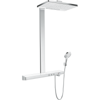 Душевая система hansgrohe Rainmaker Select 460 2jet EcoSmart с термостатом, белый/хром