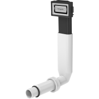 Система слива-перелива hansgrohe с ручным управлением для гранитной мойки с одной чашей D16-17, хром