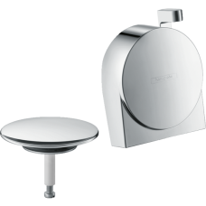 Внешняя часть излива на ванну с набором для слива и перелива Hansgrohe