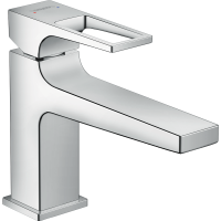 Смеситель для раковины hansgrohe Metropol 100 со сливным клапаном Push-Open, 74502000, хром
