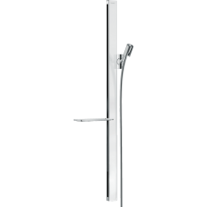Душевая штанга hansgrohe Unica E 90 см со шлангом 27640400, белый/хром