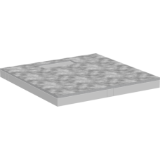 Душевой элемент hansgrohe RainDrain Board 1000/1000 со скрытой частью для трапа, под облицовку плиткой