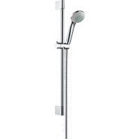 Душевой гарнитур hansgrohe Crometta 85 1jet Mono со штангой 65 см, хром