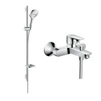 Готовый набор для ванны hansgrohe Raindance со смесителем Talis E, хром