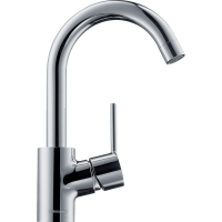 Смеситель для раковины hansgrohe Talis S 200 с поворотным изливом и сливным гарнитуром, хром