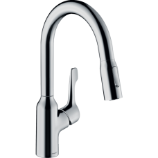 Смеситель для мойки hansgrohe Focus M43 180, с вытяжным изливом