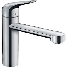 Смеситель для кухонной мойки hansgrohe Focus M42 120, для водонагревателей открытого типа, 1jet 71804000, хром