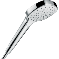 Ручной душ hansgrohe Croma E 110 1jet EcoSmart 26816400, белый/хром
