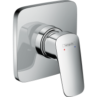 Внешняя часть смесителя для душа hansgrohe Logis скрытого монтажа 71604000, хром