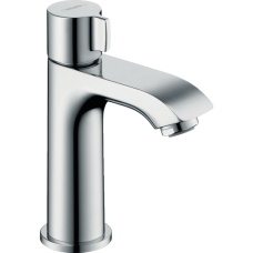 Кран для холодной воды hansgrohe Metris 100, без сливного гарнитура 31166000, хром