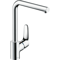 Смеситель для кухонной мойки hansgrohe Focus M41 280 1jet, Eco 31827000, хром