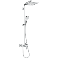 Душевая система hansgrohe Crometta E 240 1jet со смесителем для душа, хром