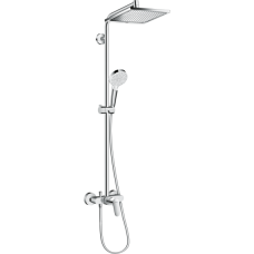 Душевая система hansgrohe Crometta E 240 1jet со смесителем для душа 27284000, хром