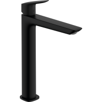 Смеситель для раковины hansgrohe Logis 240 Fine, без сливного гарнитура, 71258670 матовый черный