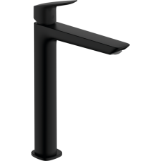 Смеситель для раковины hansgrohe Logis 240 Fine, без сливного гарнитура, 71258670 матовый черный