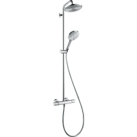 Душевая система hansgrohe Raindance S 240 1jet EcoSmart с термостатом 27116000, хром