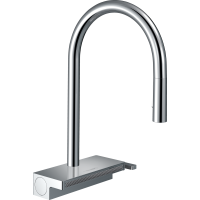Кухонный смеситель hansgrohe Aquno Select M81, однорычажный, 170, с вытяжным душем, 3jet, sBox