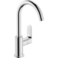 Смеситель для раковины hansgrohe Rebris S 210, с поворотным изливом, со сливным гарнитуром
