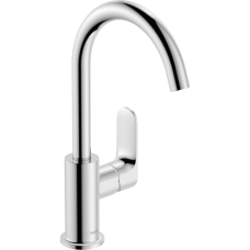 Смеситель для раковины hansgrohe Rebris S 210, с поворотным изливом, со сливным гарнитуром