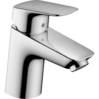 Смеситель для раковины hansgrohe Logis 70 CoolStart, со сливным гарнитуром, хром