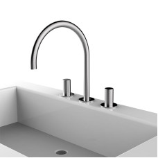 Bossini Nobu Waschtischarmatur edelstahl geburstet