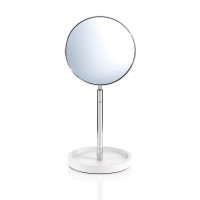 Decor Walther STONE Kosmetikspiegel, Vergrosserung 1-fach, 4-fach хром/белый матовый
