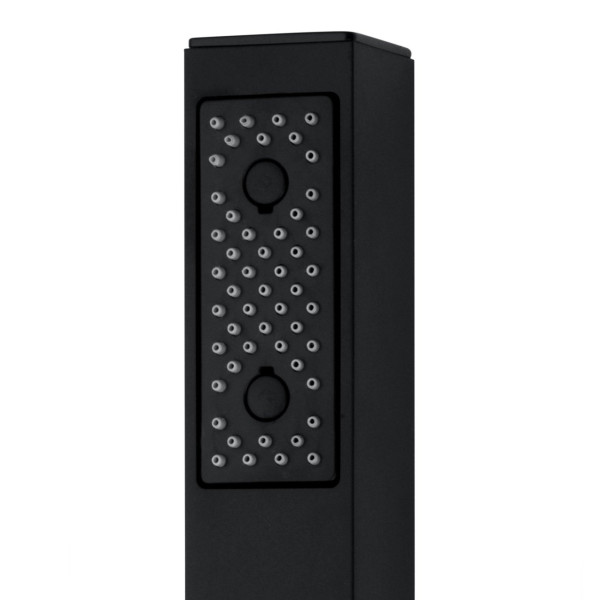 Bossini Cube душевой гарнитур, 1 режим струи черный матовый