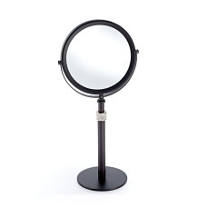Decor Walther CLASSIC Kosmetikspiegel, Vergrosserung 5-fach schwarz matt/chrom