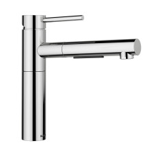 Blanco Alta II Kuchenarmatur, ausziehbar, schwenkbar, fur Vorfenstermontage chrom