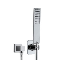 Bossini Flat One Brausegarnitur, 1 Strahlart chrom
